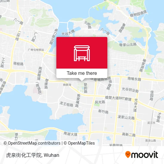 虎泉街化工学院 map