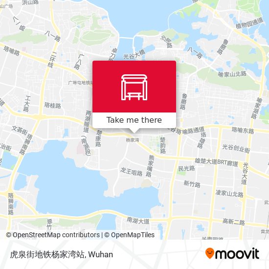 虎泉街地铁杨家湾站 map