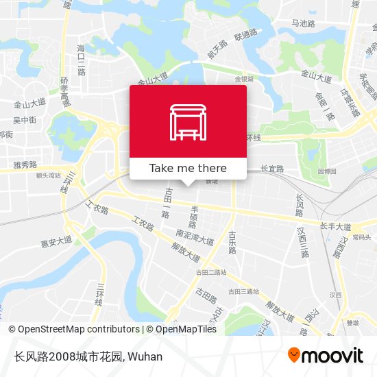 长风路2008城市花园 map