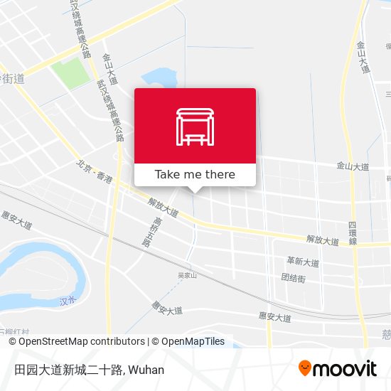 田园大道新城二十路 map