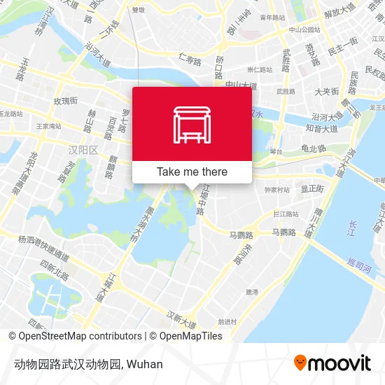 动物园路武汉动物园 map