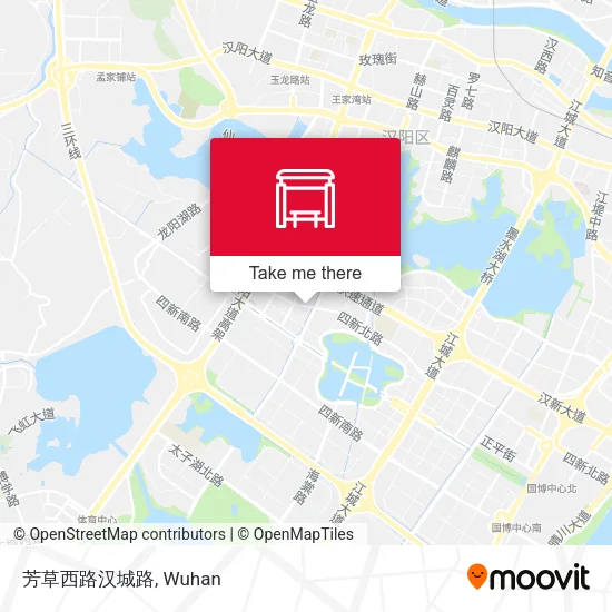芳草西路汉城路 map