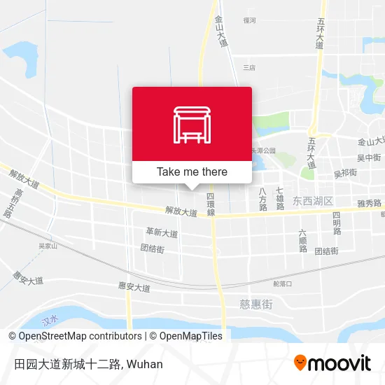田园大道新城十二路 map