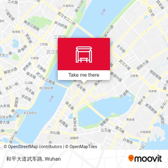 和平大道武车路 map