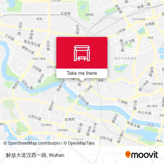 解放大道汉西一路 map