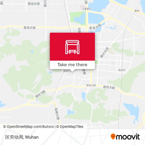 区劳动局 map