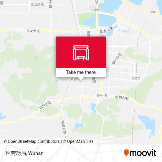 区劳动局 map