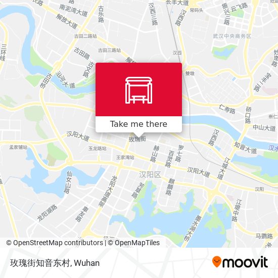 玫瑰街知音东村 map