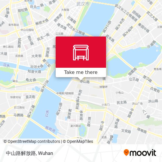 中山路解放路 map