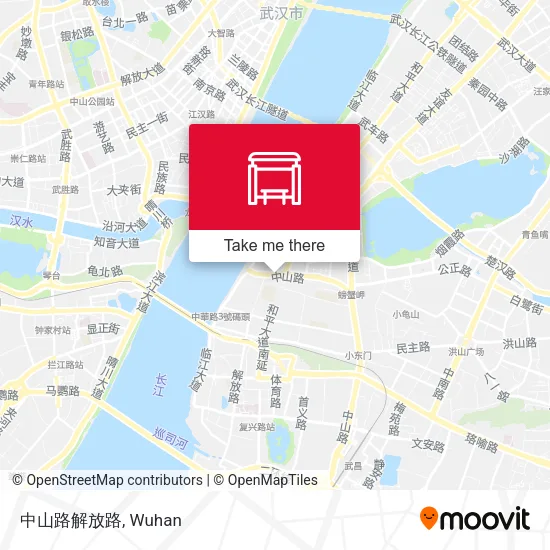 中山路解放路 map