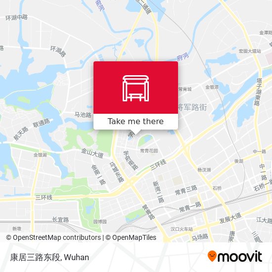 康居三路东段 map