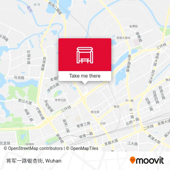 将军一路银杏街 map