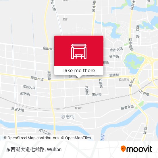 东西湖大道七雄路 map