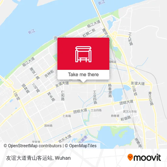 友谊大道青山客运站 map