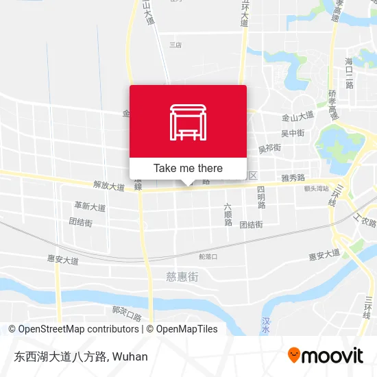 东西湖大道八方路 map
