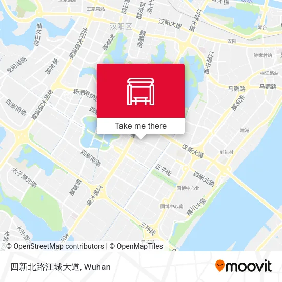 四新北路江城大道 map