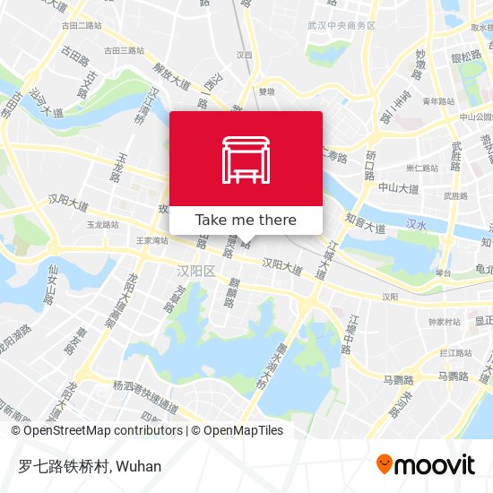 罗七路铁桥村 map