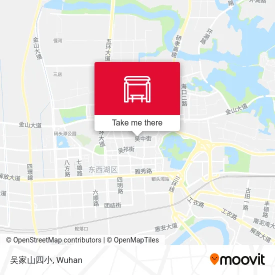 吴家山四小 map
