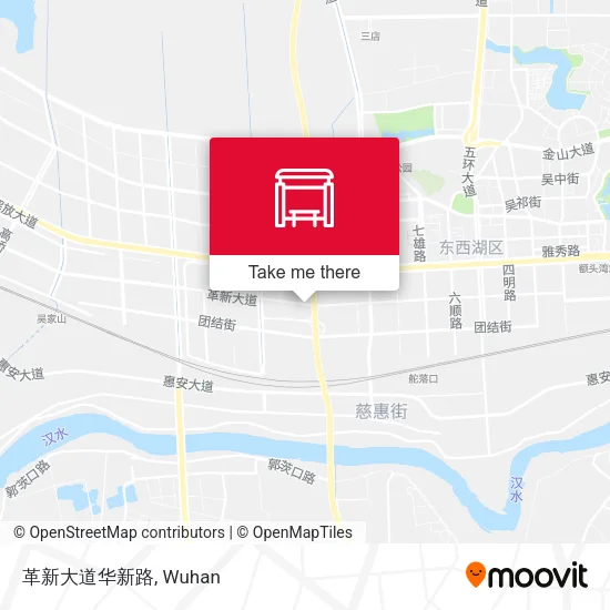 革新大道华新路 map