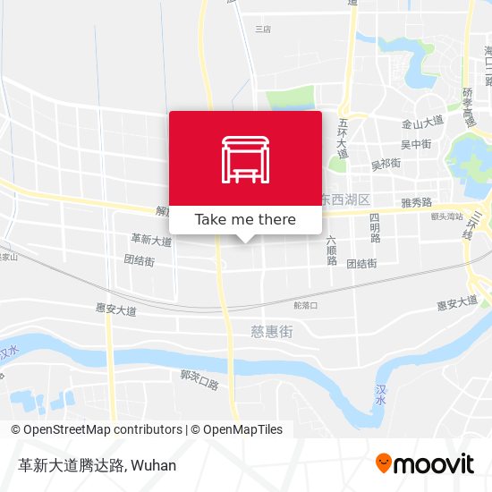 革新大道腾达路 map