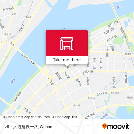 和平大道建设一路 map