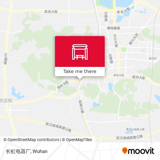 长虹电器厂 map