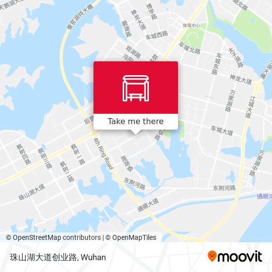 珠山湖大道创业路 map