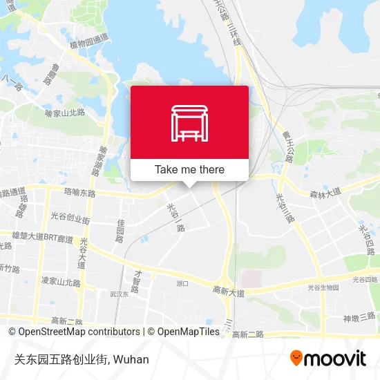 关东园五路创业街 map