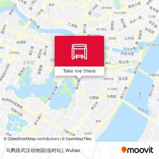马鹦路武汉动物园(临时站) map