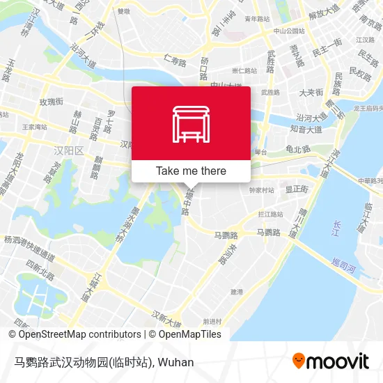 马鹦路武汉动物园(临时站) map