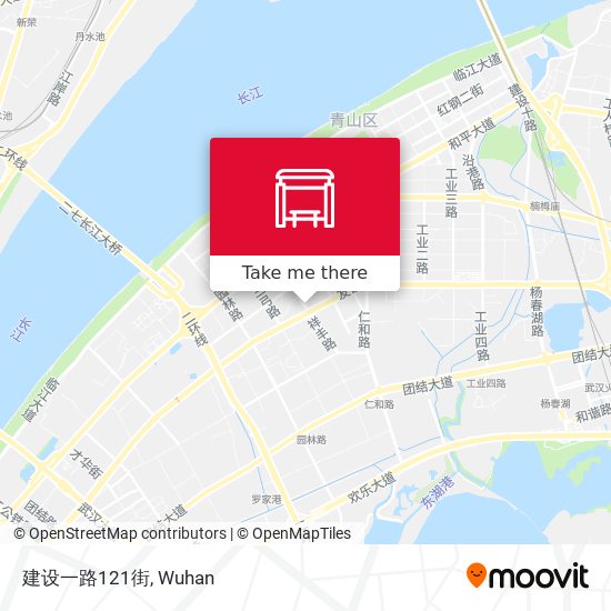 建设一路121街 map