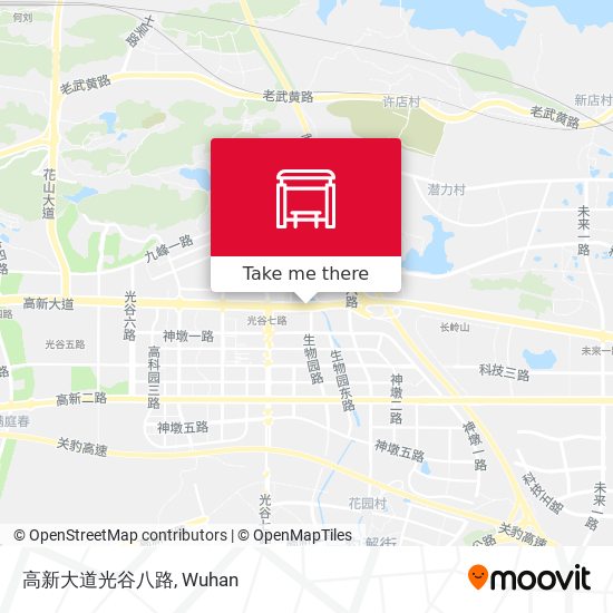 高新大道光谷八路 map