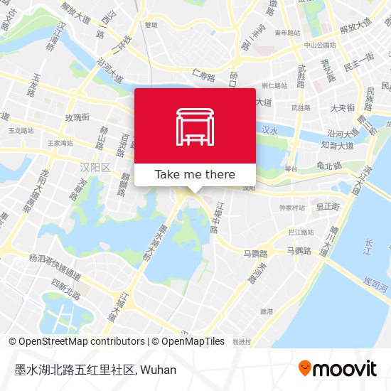墨水湖北路五红里社区 map
