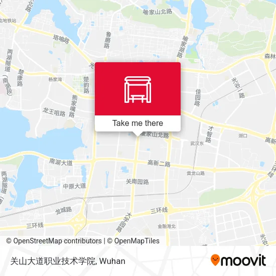 关山大道职业技术学院 map