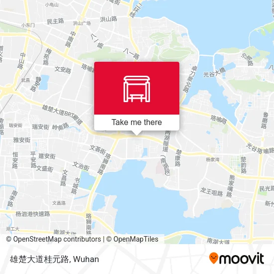 雄楚大道桂元路 map