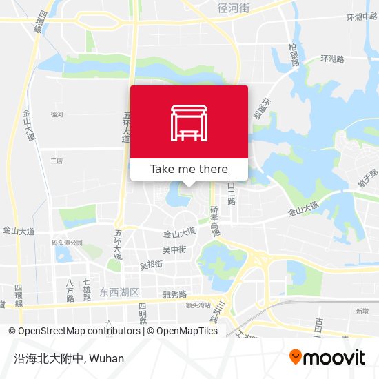 沿海北大附中 map