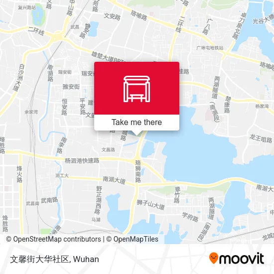 文馨街大华社区 map