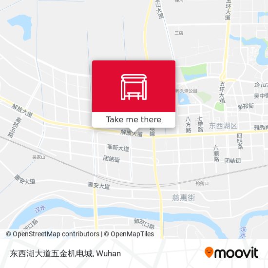 东西湖大道五金机电城 map