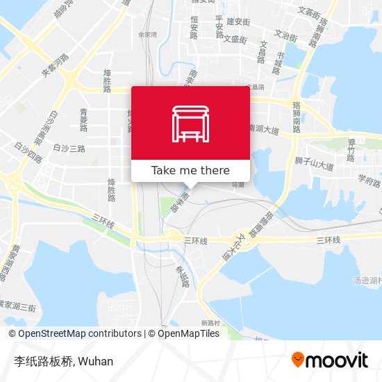 李纸路板桥 map