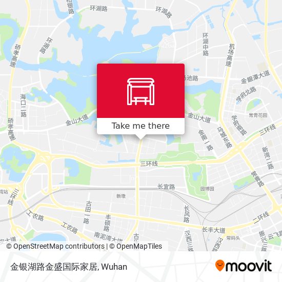 金银湖路金盛国际家居 map