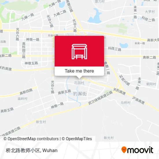 桥北路教师小区 map