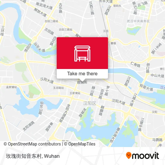 玫瑰街知音东村 map