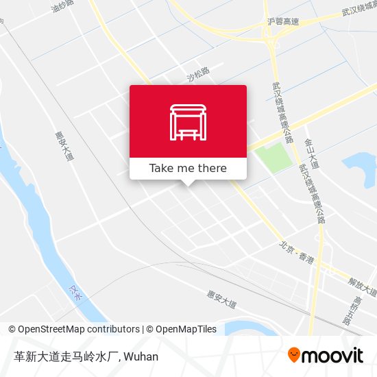 革新大道走马岭水厂 map
