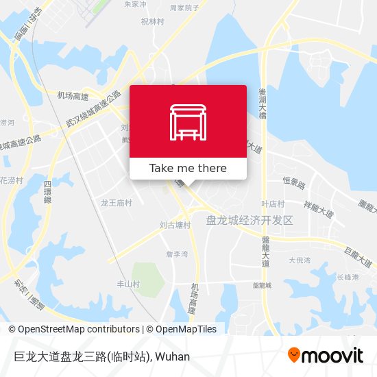巨龙大道盘龙三路(临时站) map