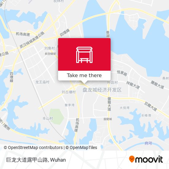 巨龙大道露甲山路 map