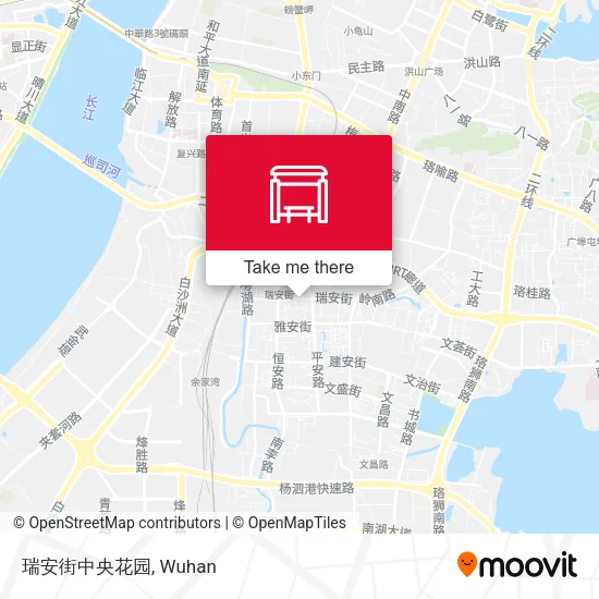 瑞安街中央花园 map