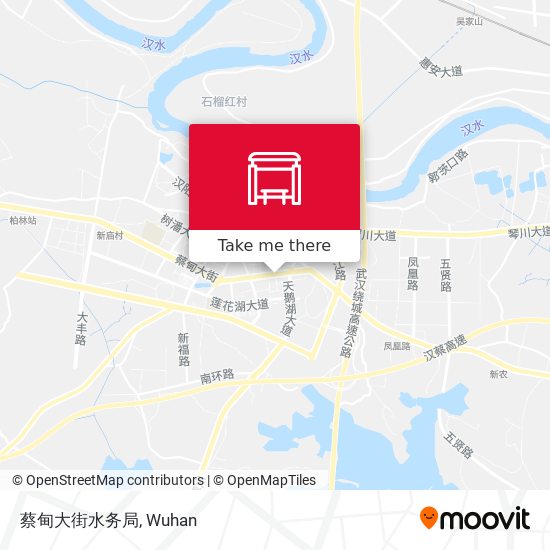 蔡甸大街水务局 map