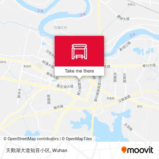 天鹅湖大道知音小区 map