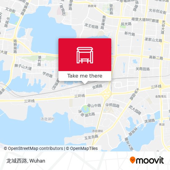 龙城西路 map