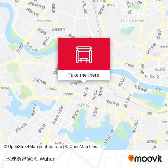 玫瑰街昌家湾 map